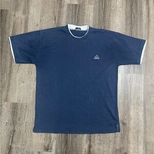 Vintage Navy Adidas sportswear t shirt